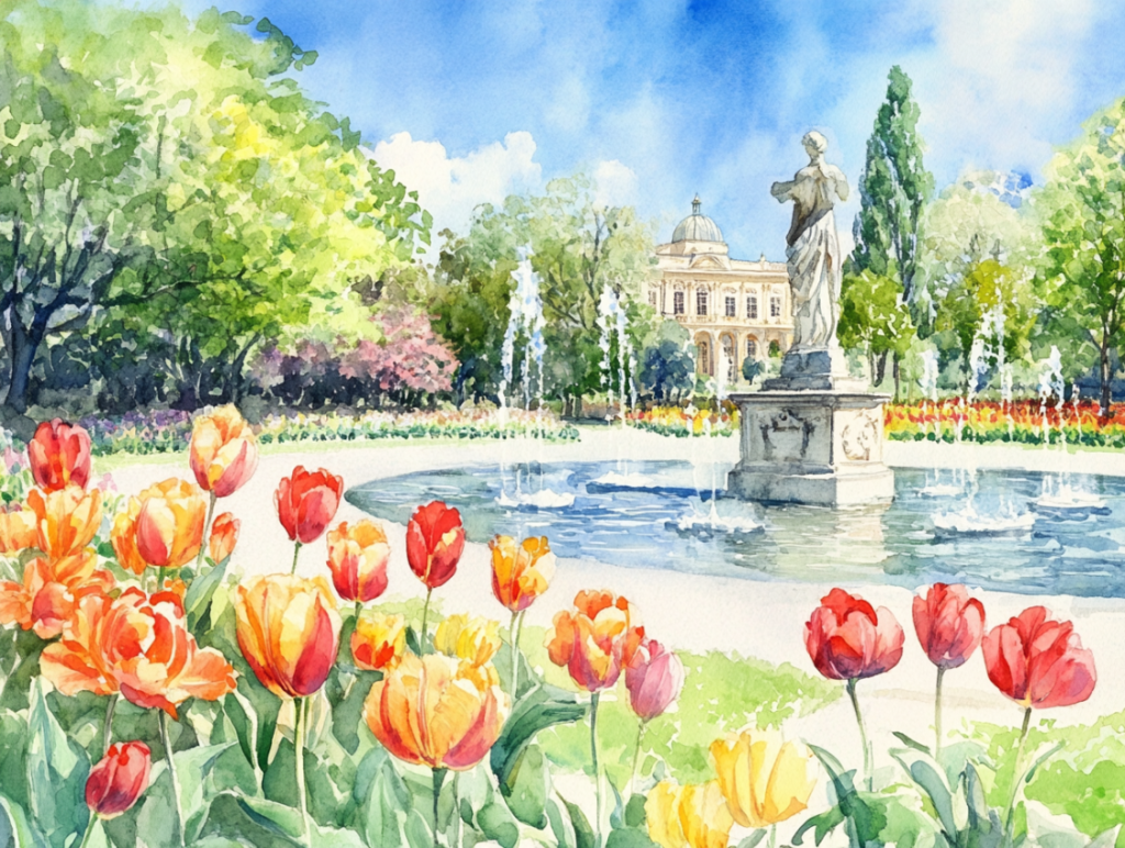 Austria, Vienna, Schönbrunn Palace gardens