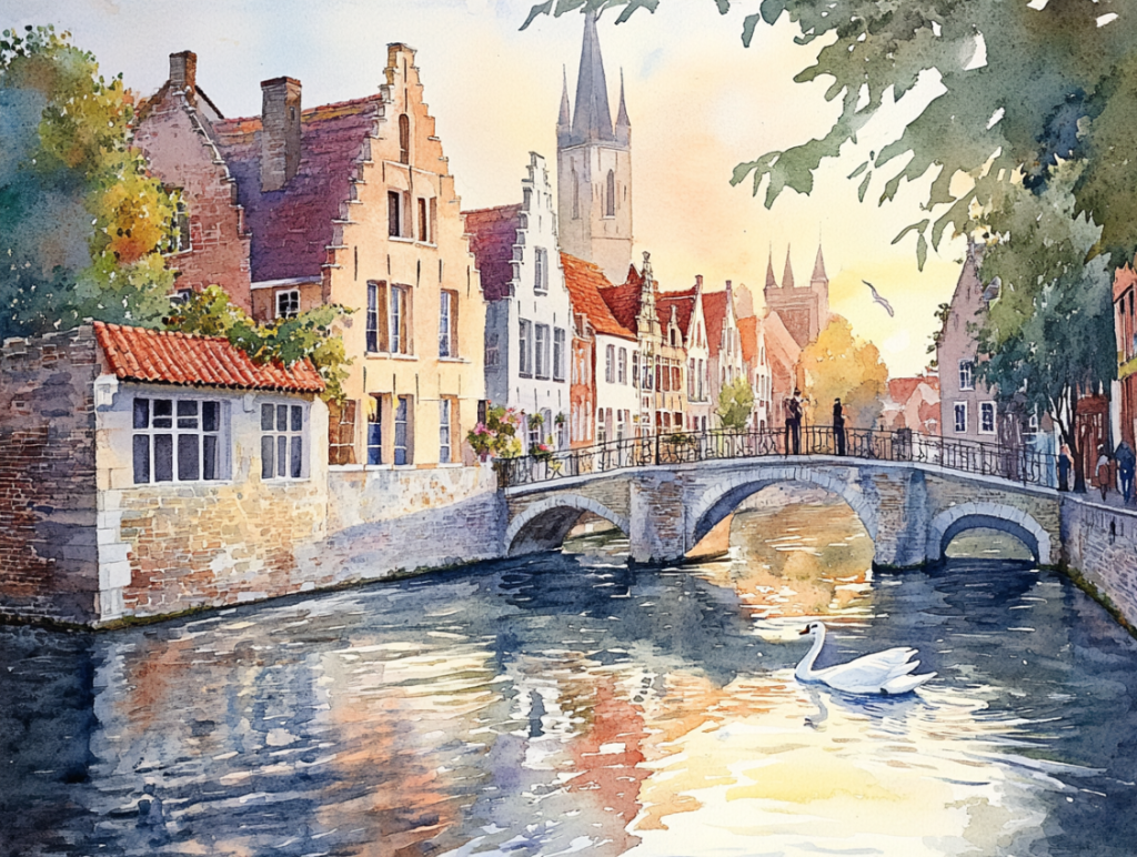 Belgium, Bruges’ canals