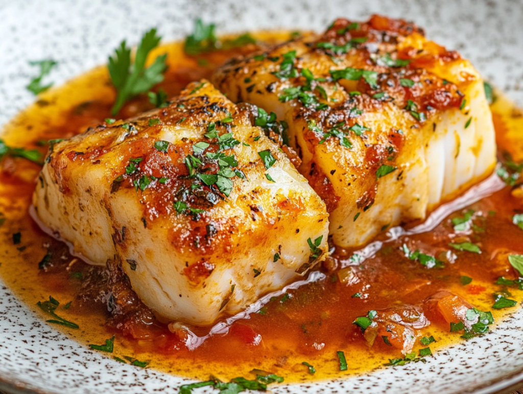 Bacalao a la Vizcaína – Cod in Biscayne Sauce