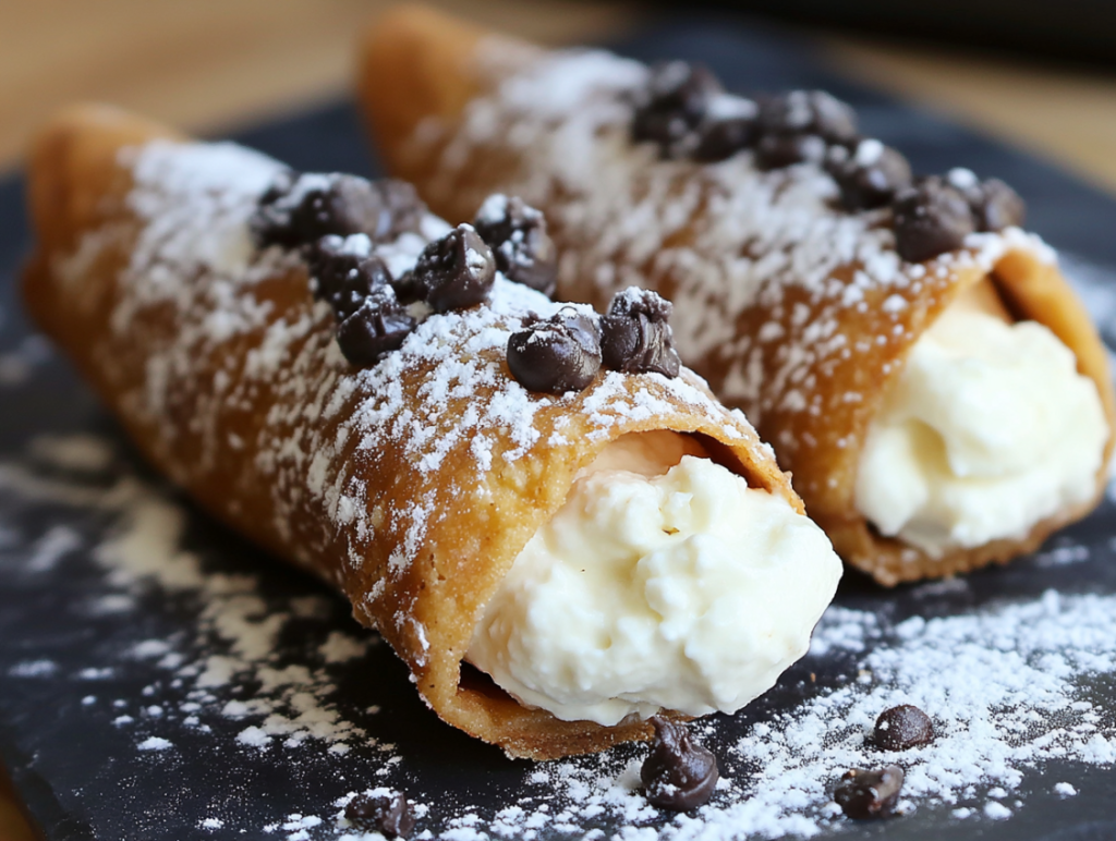 Baked Cannoli with Ricotta Filling