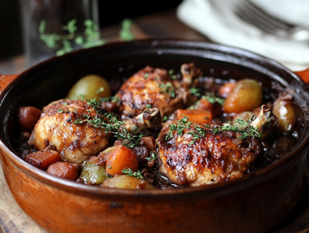 Coq au Vin - A Rustic French Classic