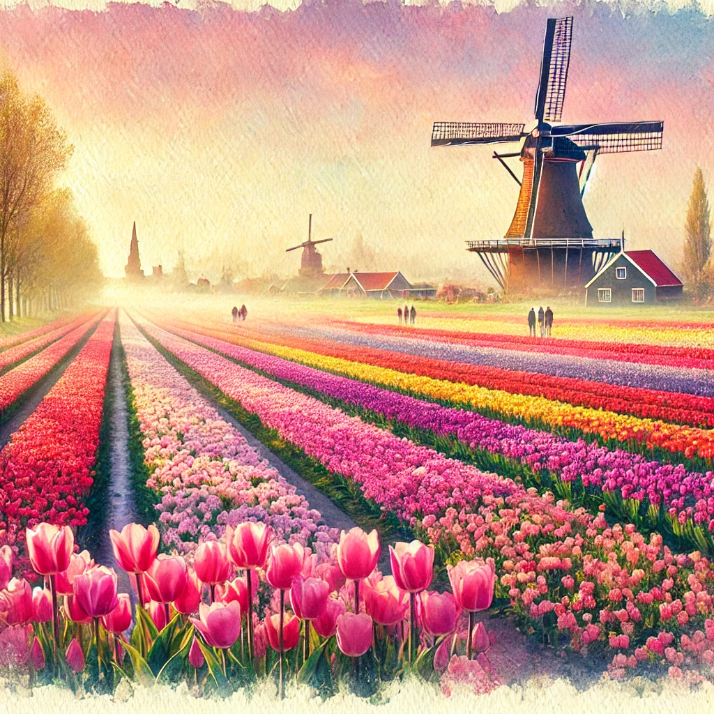 Tulip Festival in the Netherlands