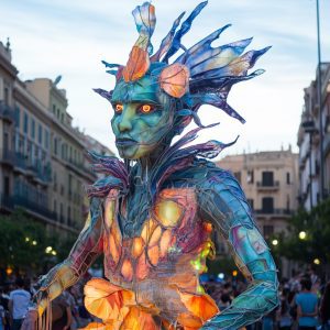 la Mercè festival, Barcelona Spain