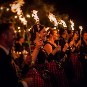 Burns Night celebrations in Scotland
