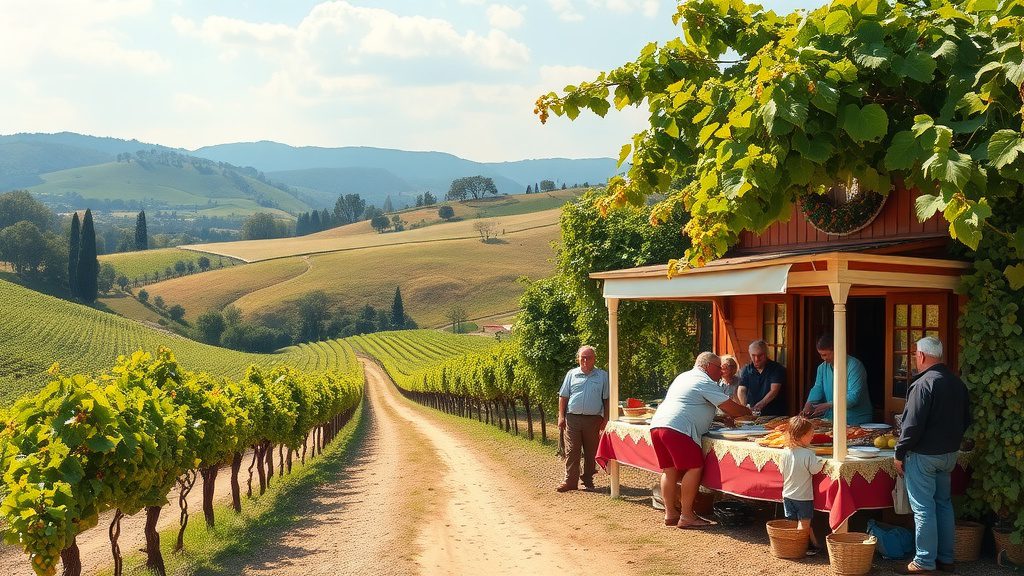 Celebrating the Grape Harvest in Tuscany